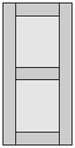 illustration of a two panel door